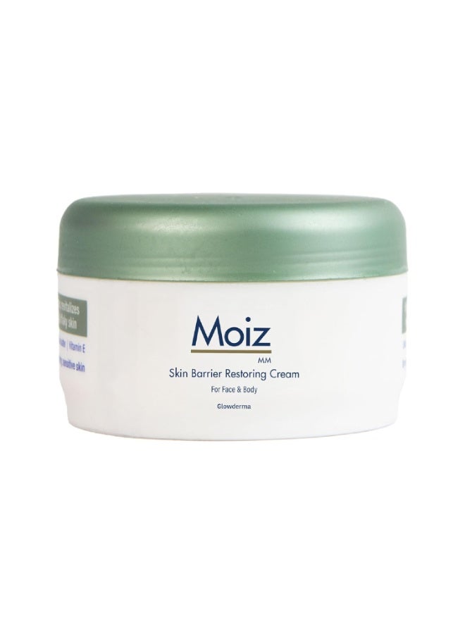 Moiz MM Skin Barrier Restoring Cream | For Very Dry & Sensitive Skin | Shea Butter & Vitamin E | Dermatologically Tested |150 g - Image 1